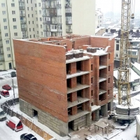 Хід будівництва, лютий 2018 року